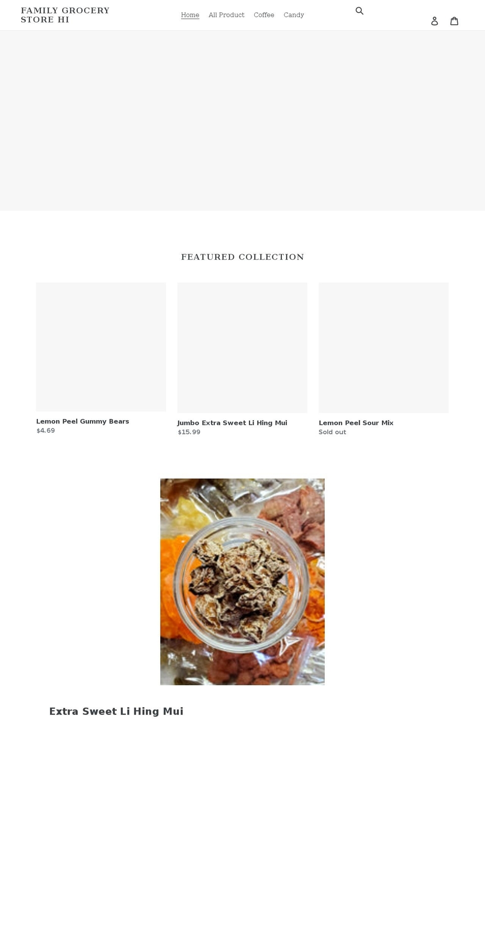 familygroceryshi.com shopify website screenshot