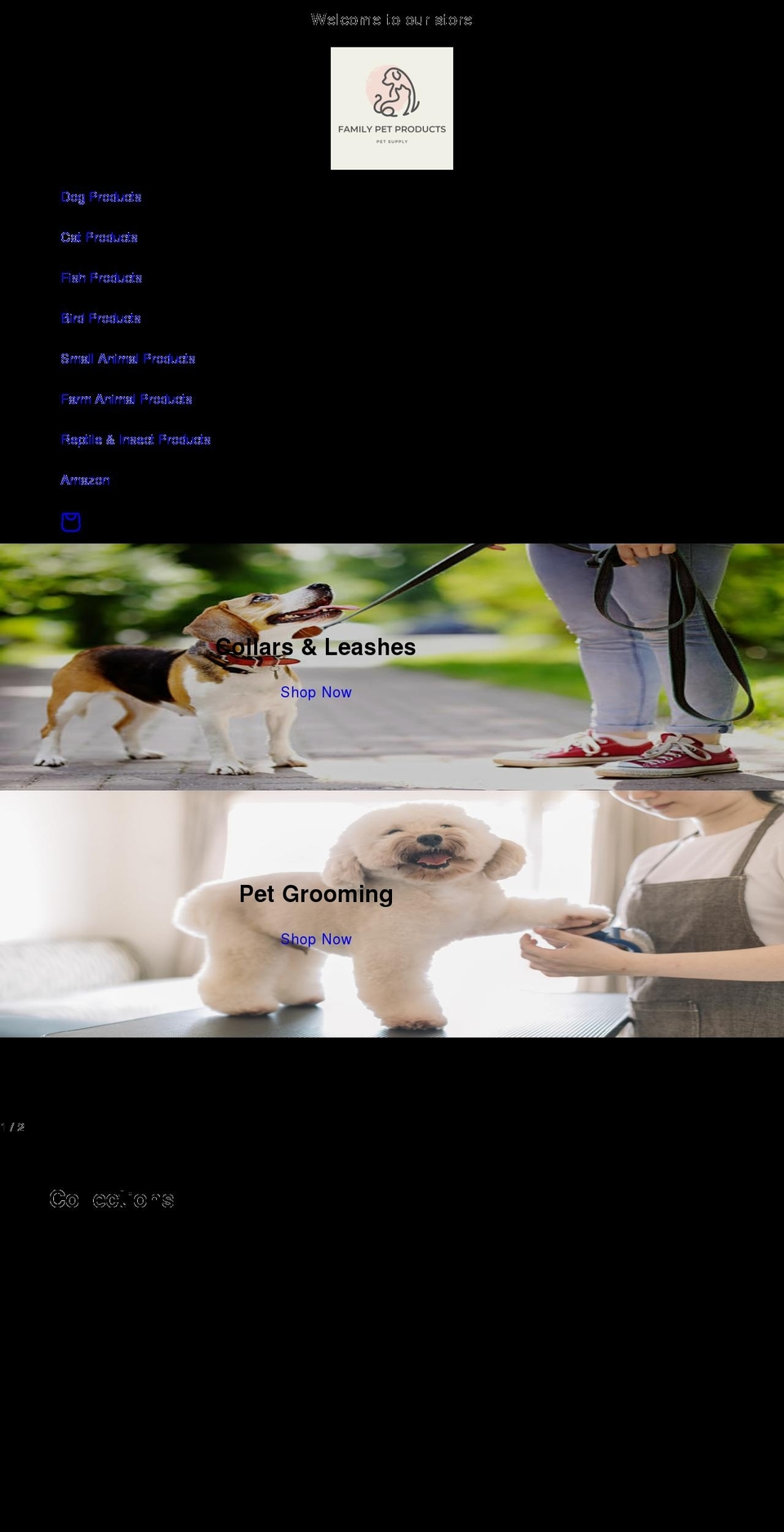 familypetproducts.com shopify website screenshot