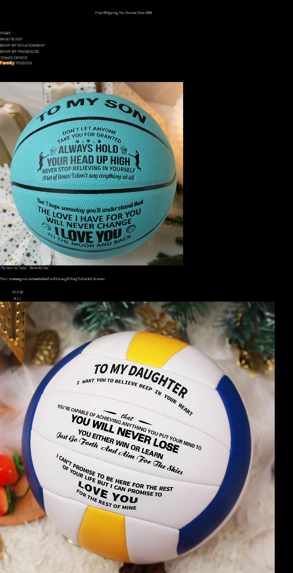 familywatchs.com shopify website screenshot