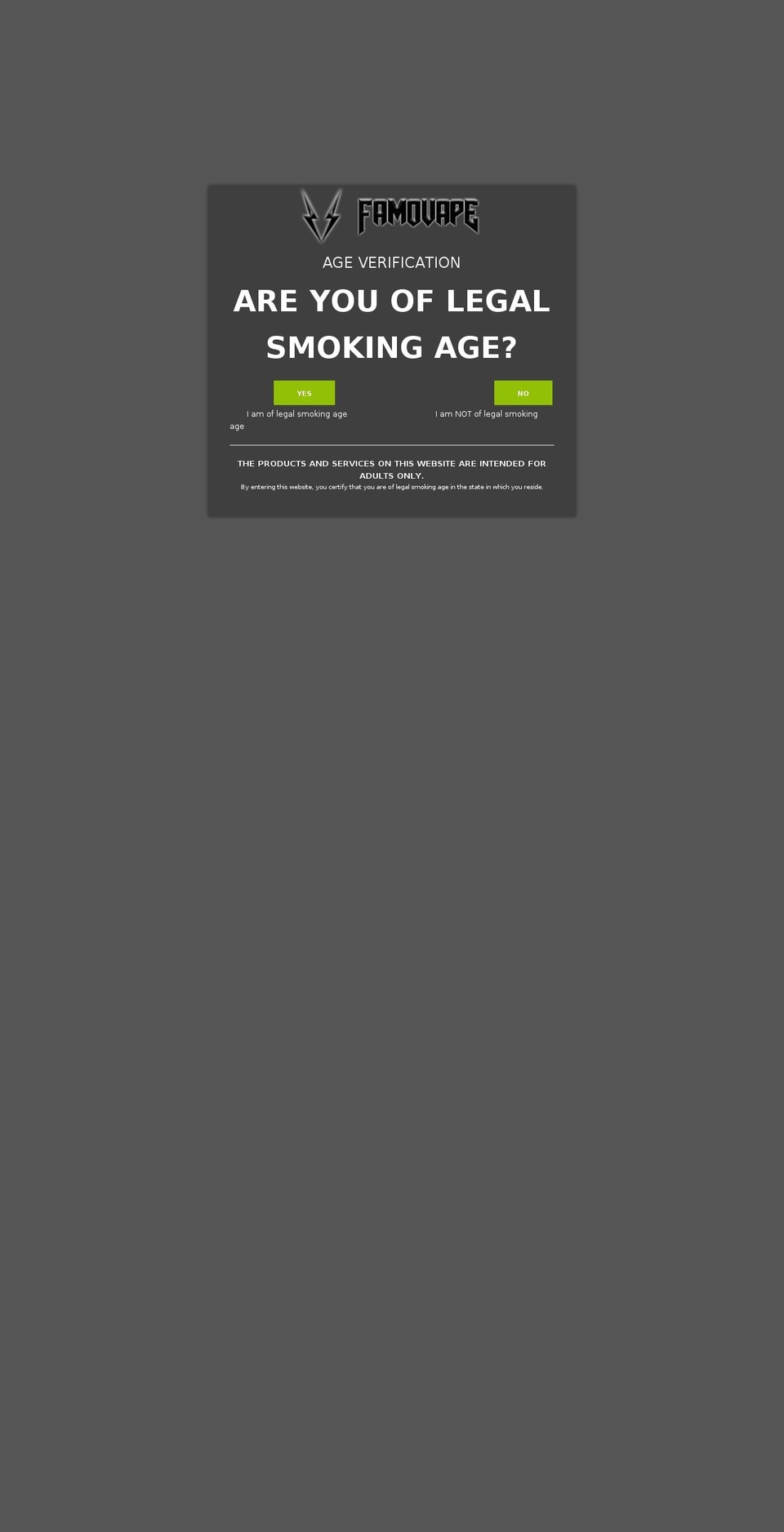 Fastor Sport2 Shopify theme site example famovape.com