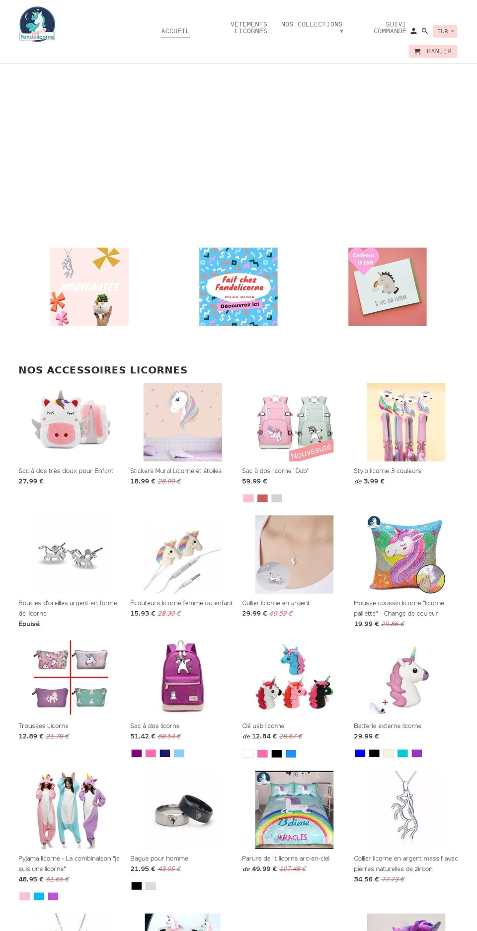 Threme - Fandelicorne-12-01-2018 Shopify theme site example fan-de-licorne.myshopify.com