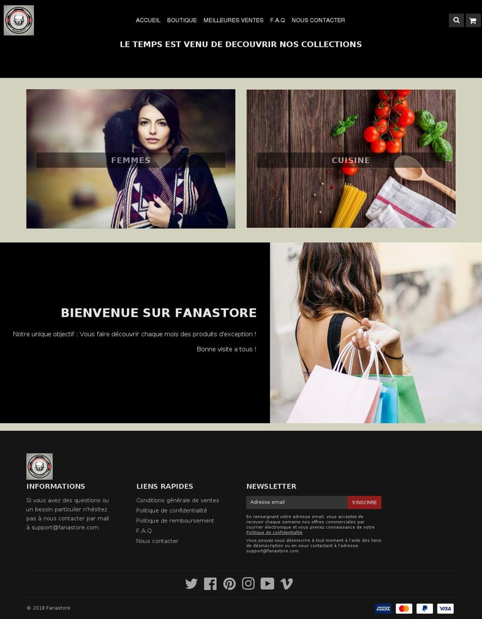 speedfly-1-09 Shopify theme site example fanastore.com