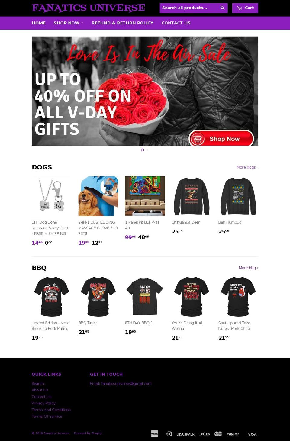 crazyhotshop-com-themex-1-8-0-install Shopify theme site example fanaticsuniverse.com