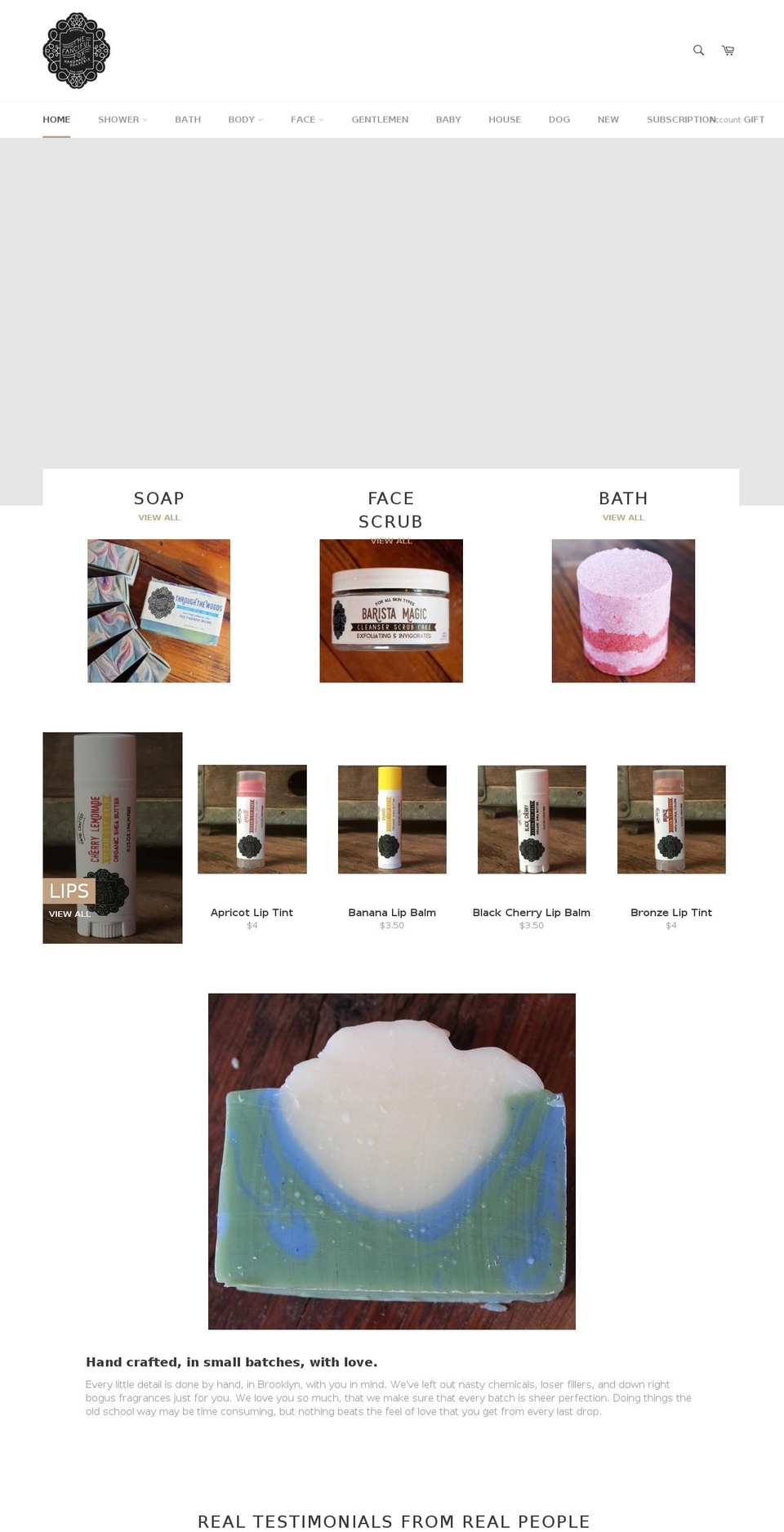 fancifulfox.com — Shopify storefront screenshot