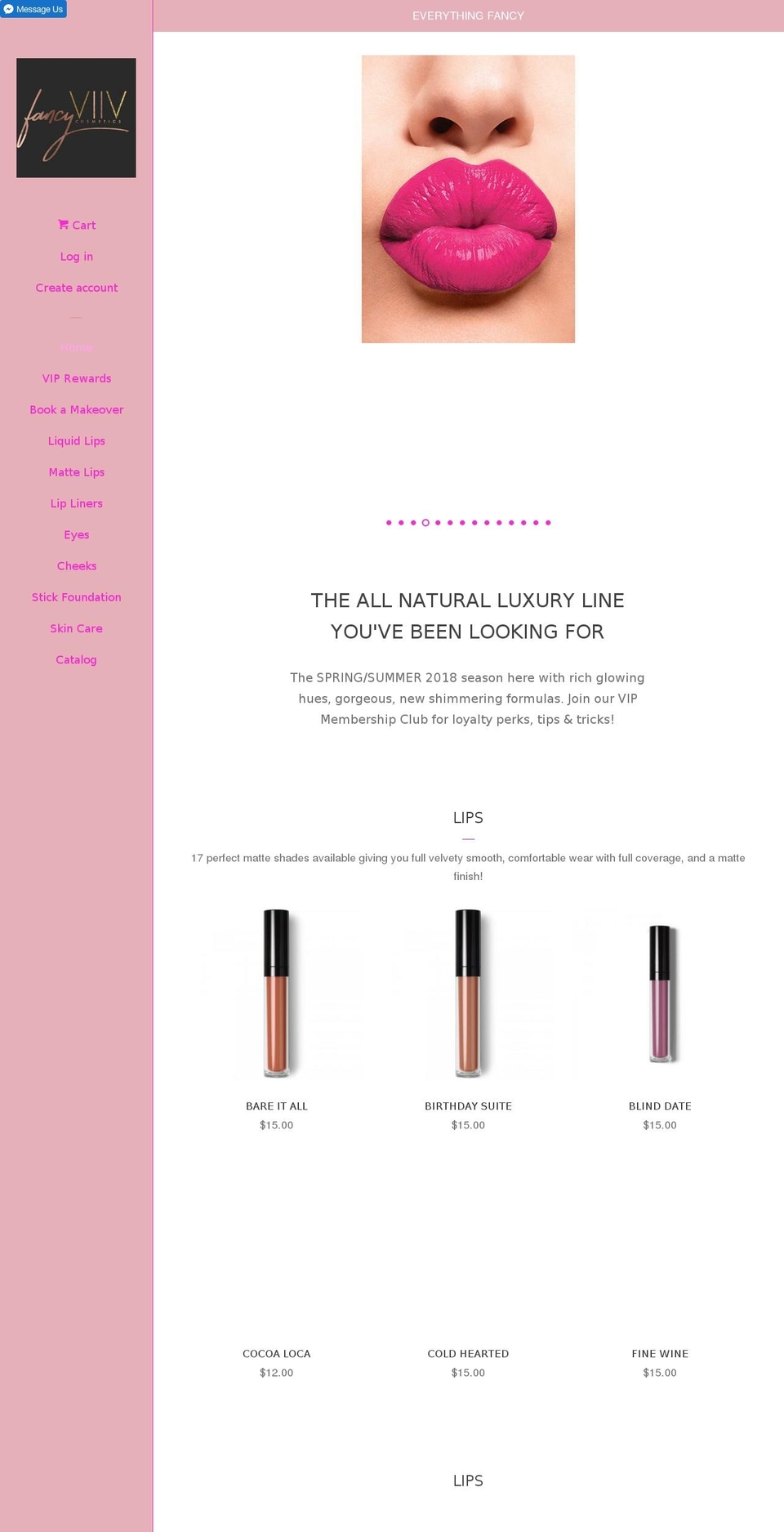 fancy525.com — Shopify storefront screenshot
