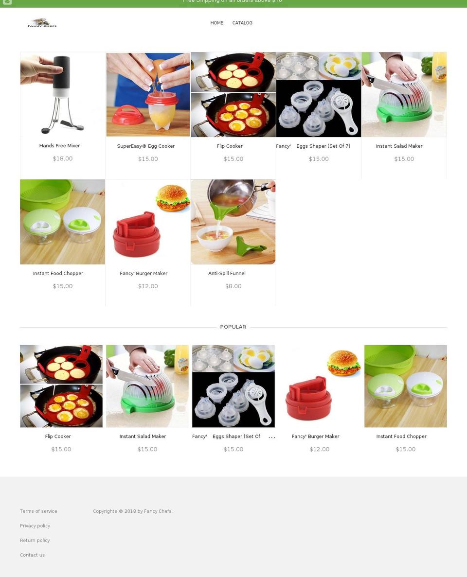 dylan-gs-theme Shopify theme site example fancychefs.com