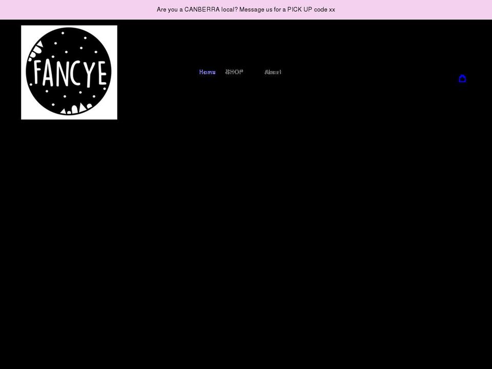 fancyebynancye.com shopify website screenshot