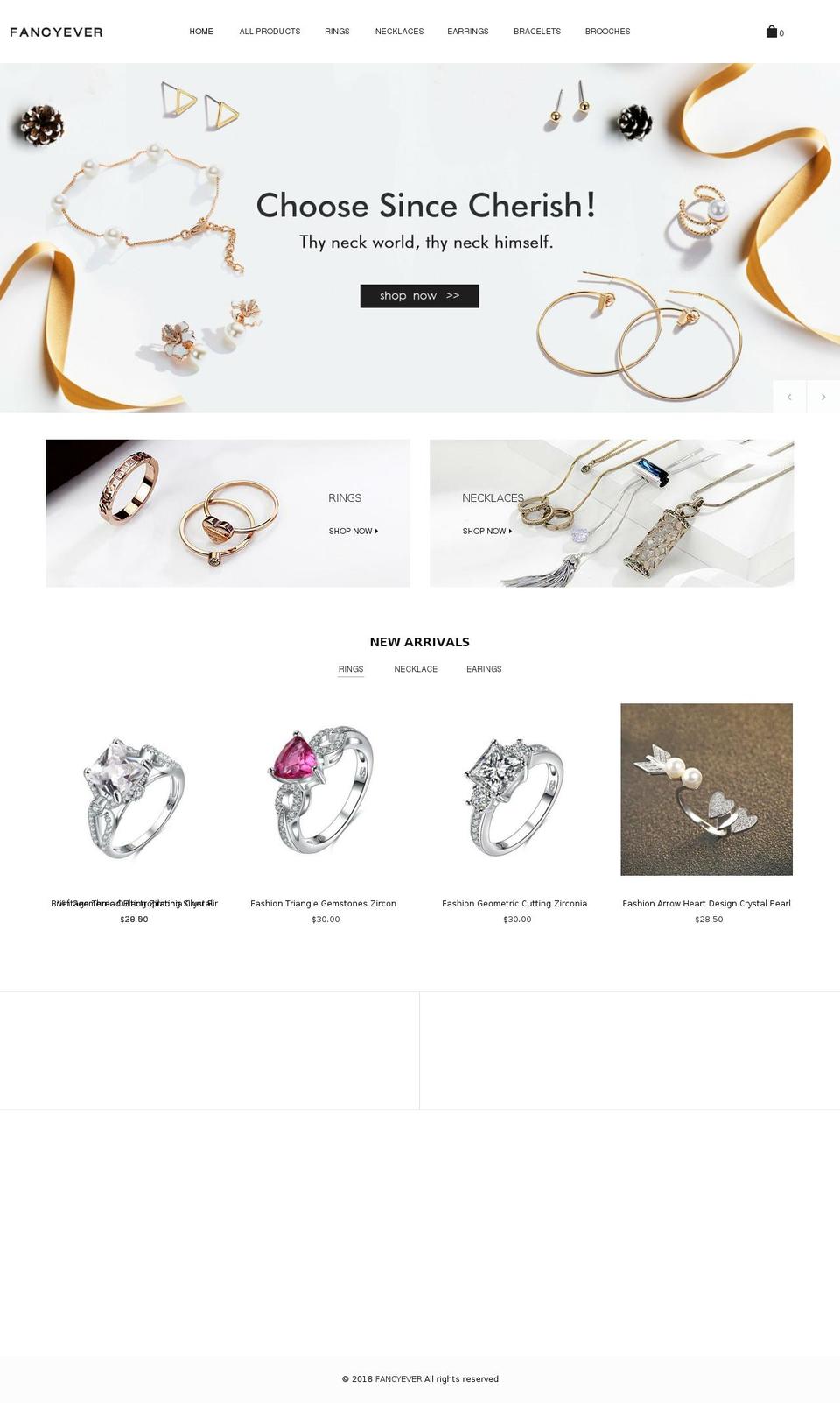 fancyever.com shopify website screenshot