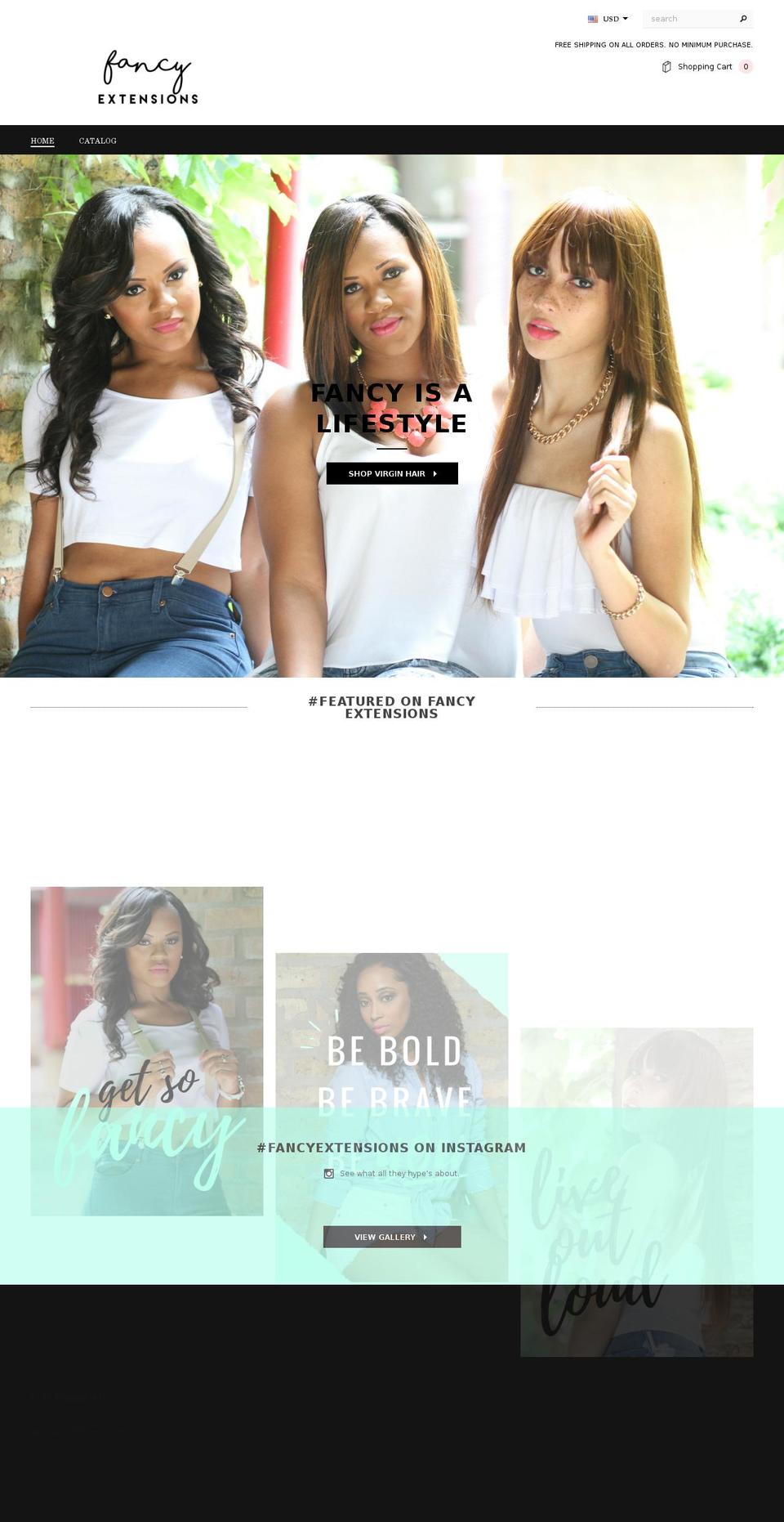 fancyextensions.com shopify website screenshot