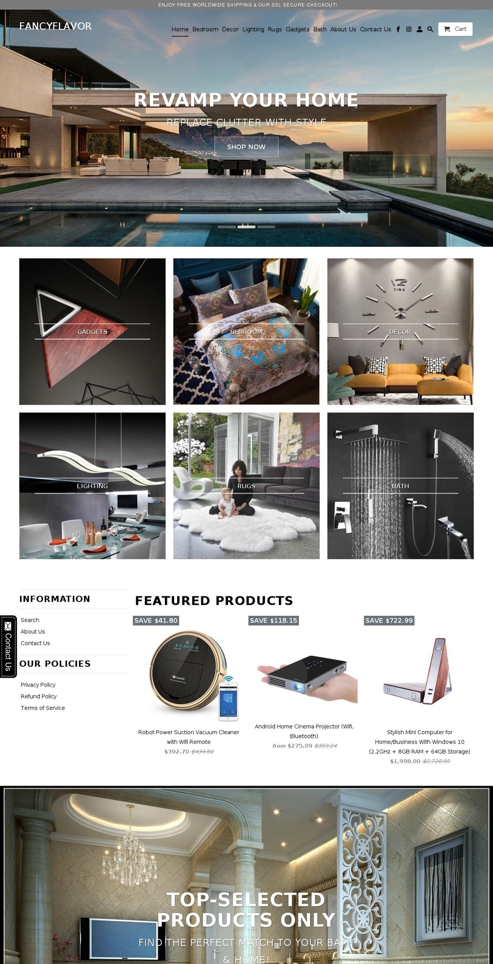 fancyflavor.com — Shopify storefront screenshot