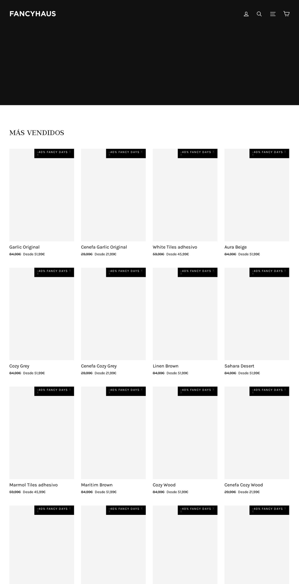 fancyhaus.com — Shopify storefront screenshot