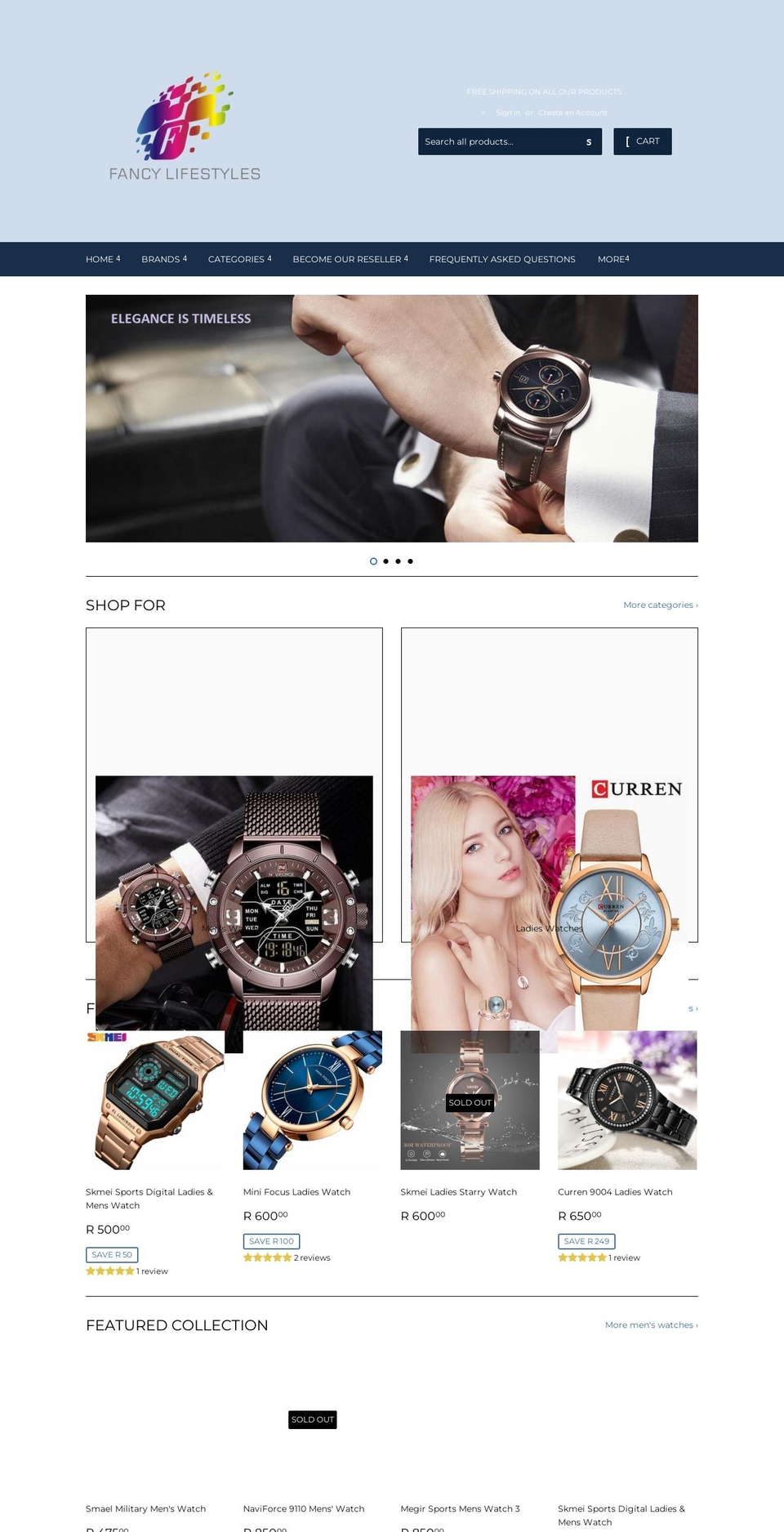 fancylifestyles24.com — Shopify storefront screenshot