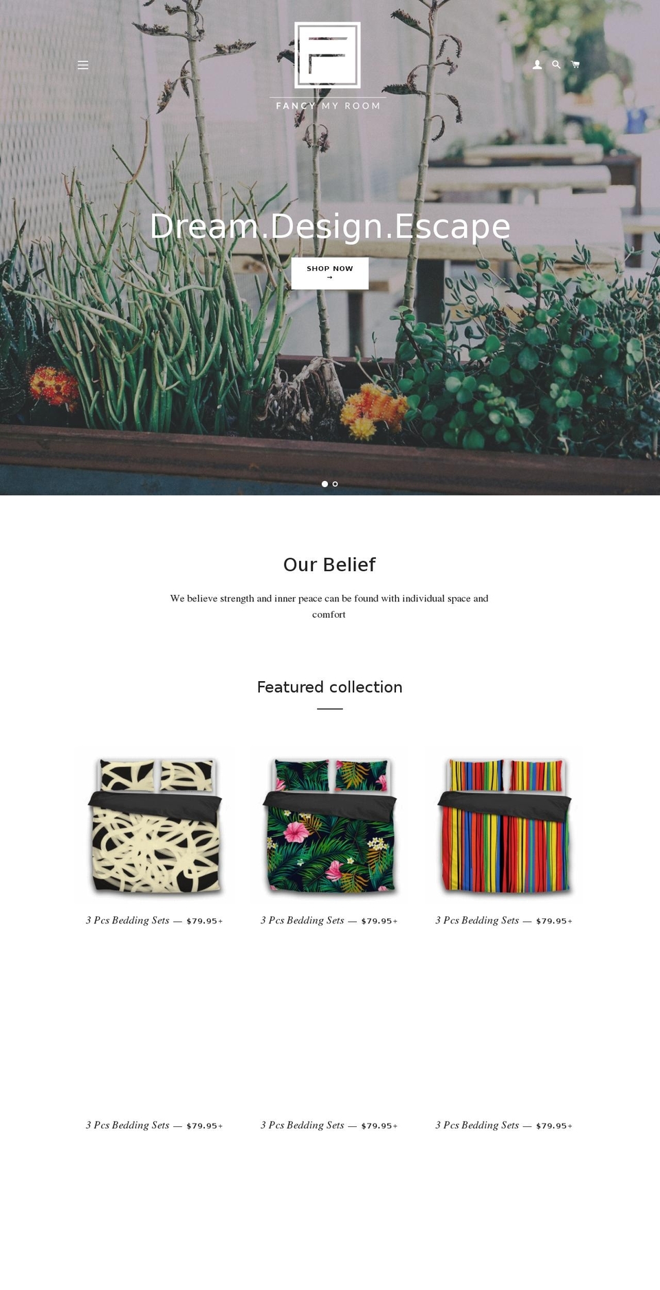 fancymyroom.com — Shopify storefront screenshot