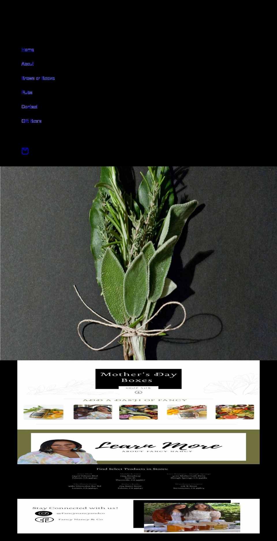 fancynancyandco.com shopify website screenshot