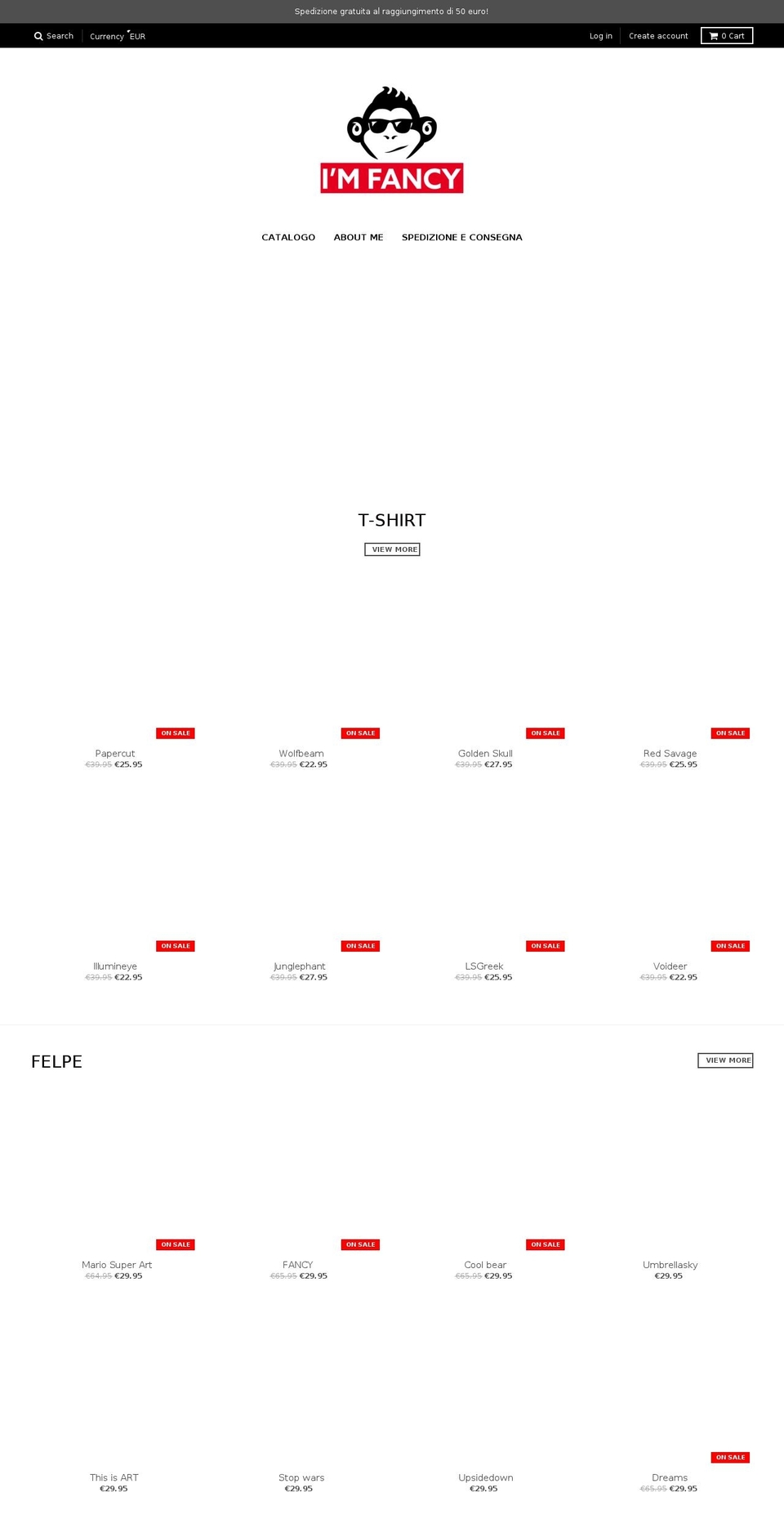 fancyupshop.com shopify website screenshot