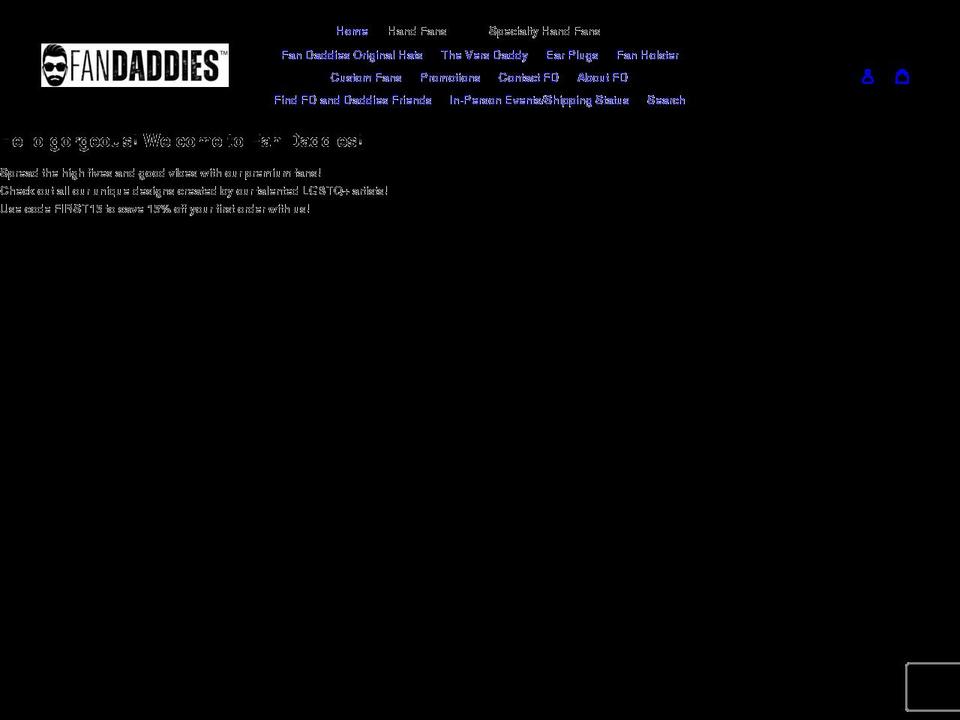 fandaddies.com shopify website screenshot