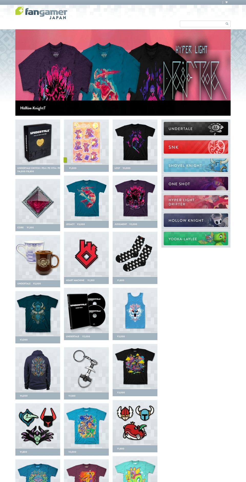 fangamer-shopifyjp Shopify theme site example fangamer.jp