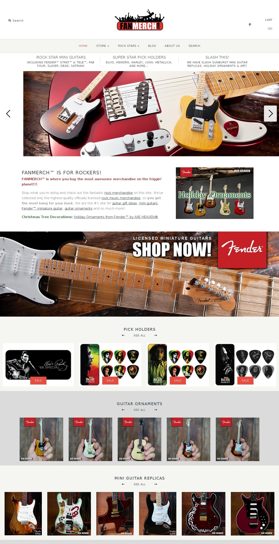 fanmerch.com shopify website screenshot