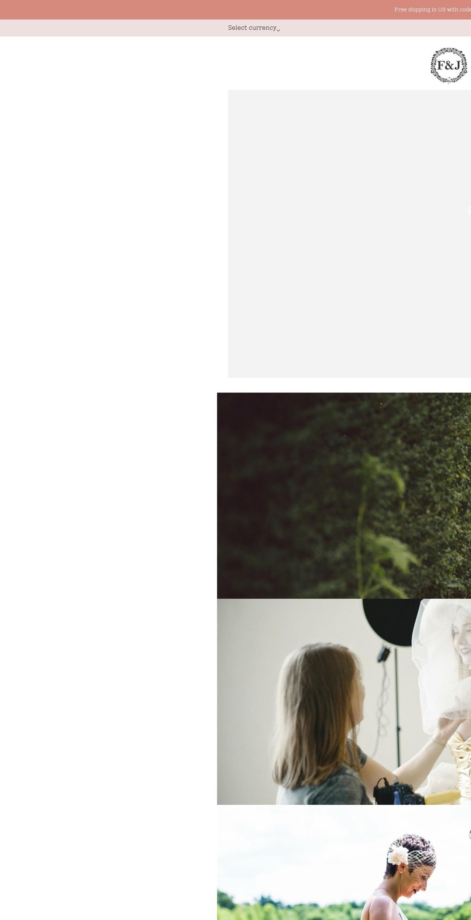 fannyandjune.com shopify website screenshot