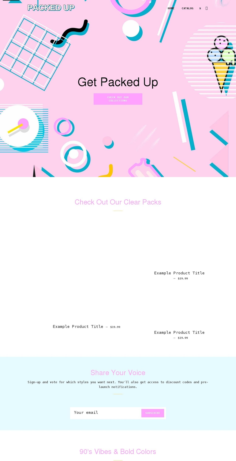 fannypaqz.myshopify.com shopify website screenshot