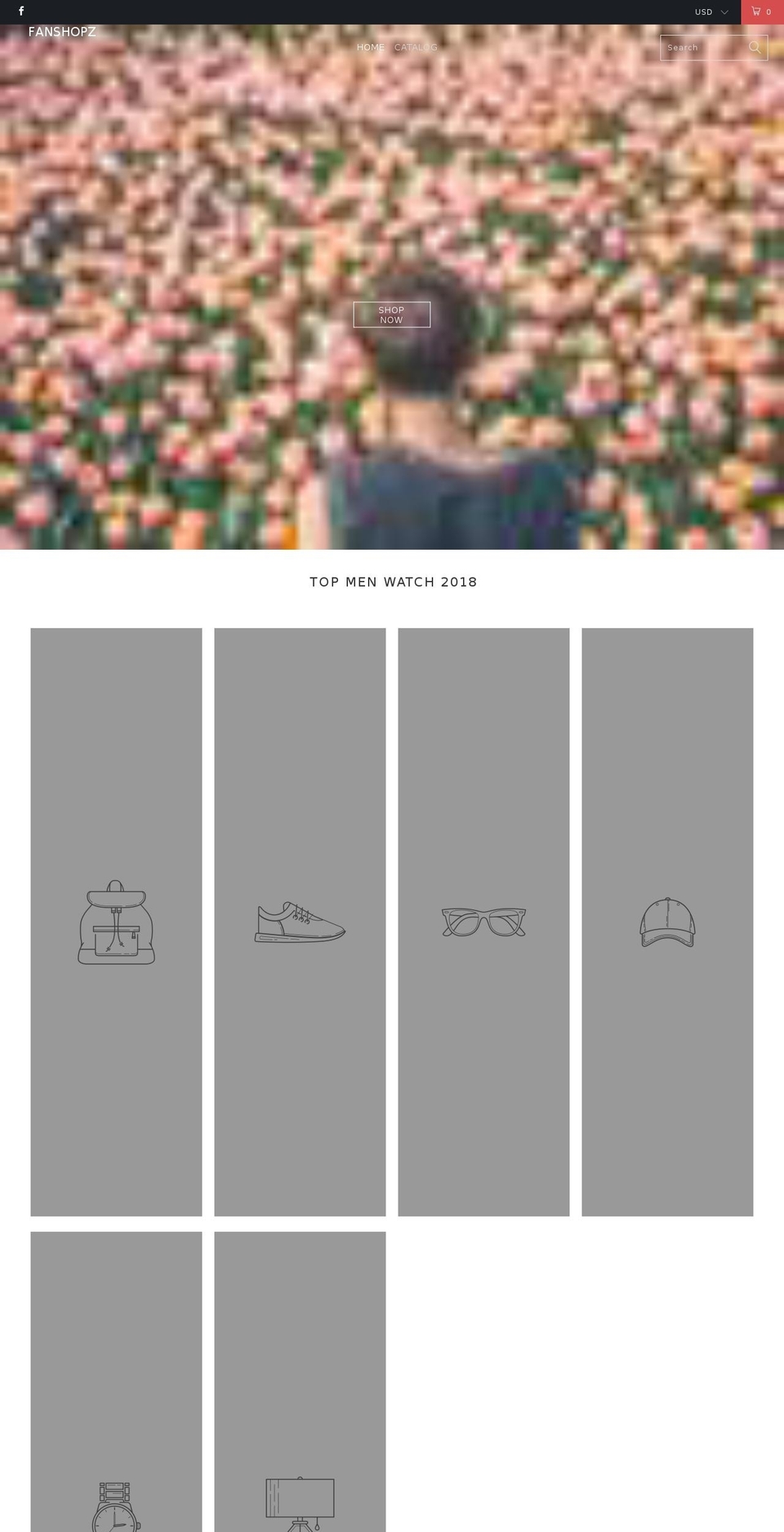 fanshopz.com — Shopify storefront screenshot