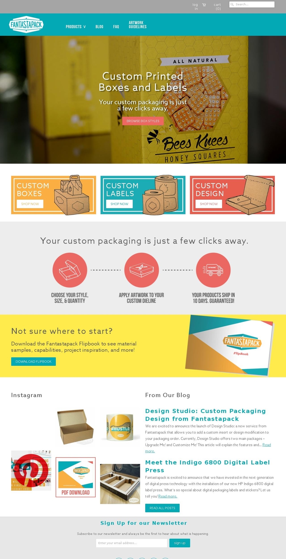 fantastapack.com shopify website screenshot