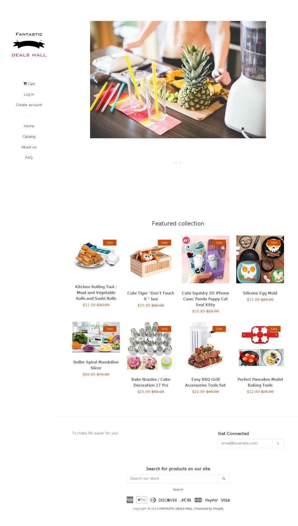 fantasticdealsmall.com — Shopify storefront screenshot