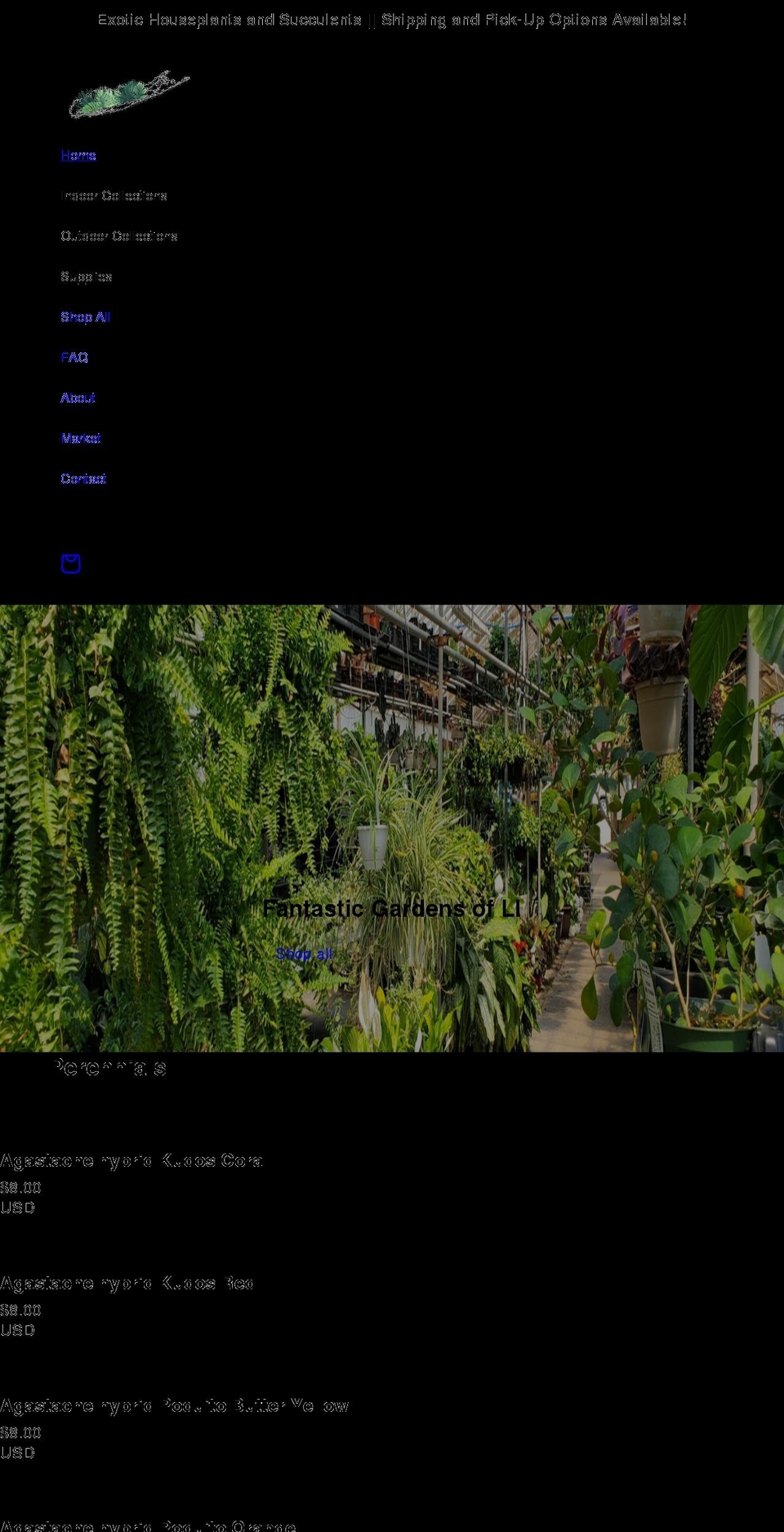 fantasticgardensofli.com shopify website screenshot