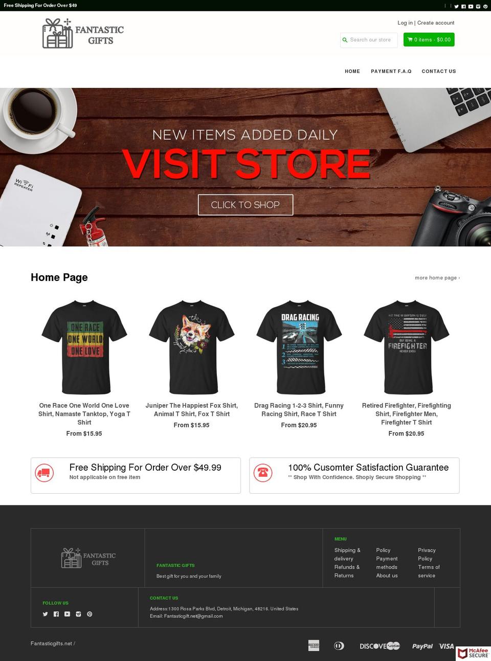 fantasticgifts.net shopify website screenshot