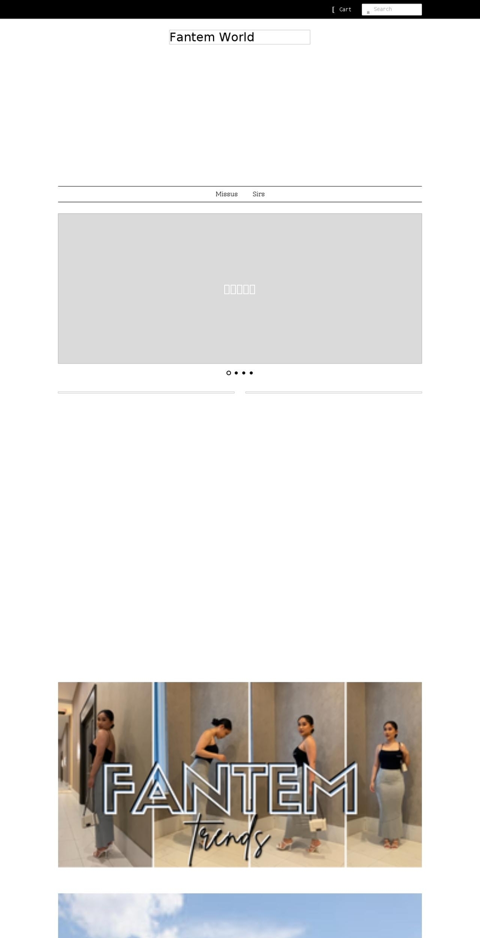 fantemworld.com shopify website screenshot