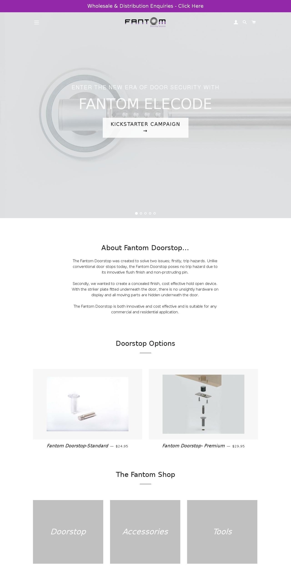 fantomstop.com shopify website screenshot