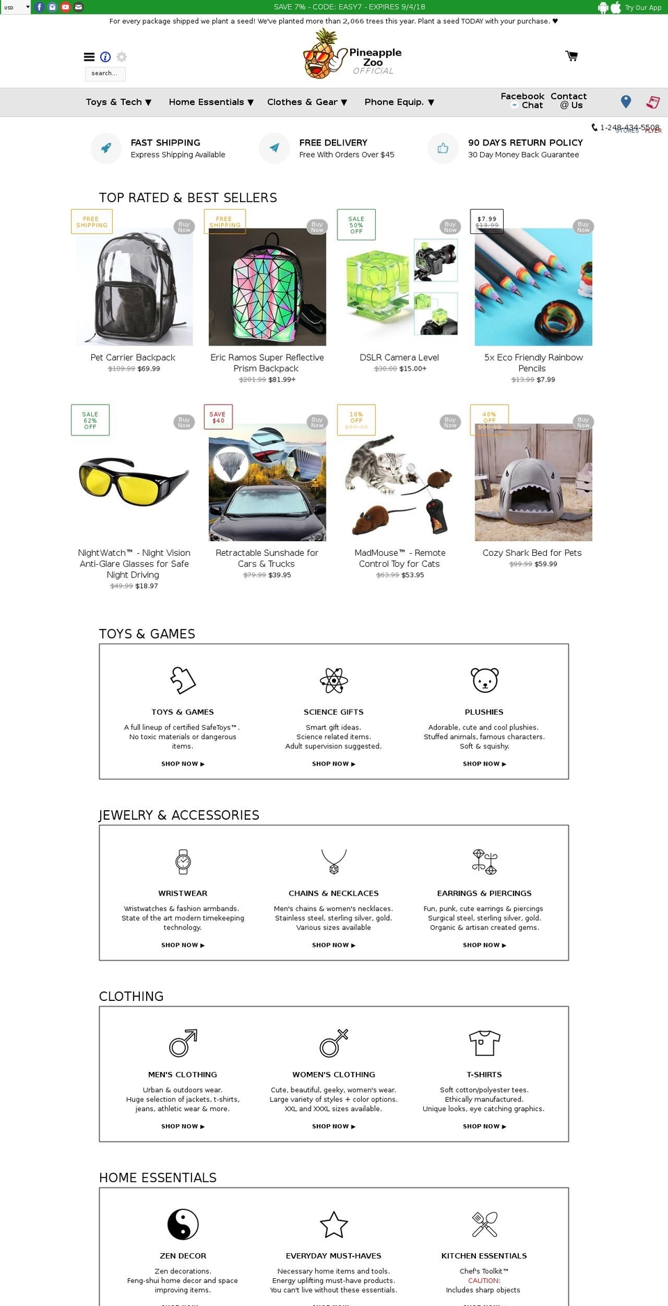 fantsi.com — Shopify storefront screenshot