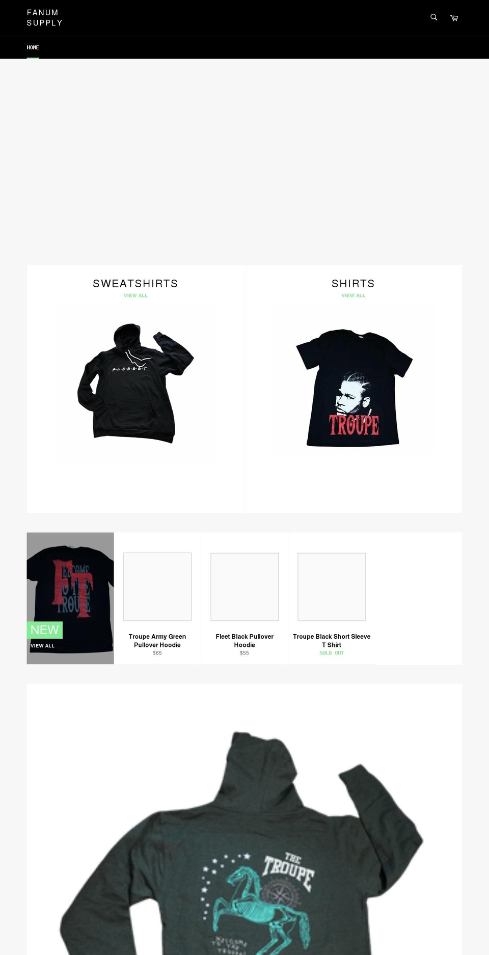 fanumsupply.com shopify website screenshot