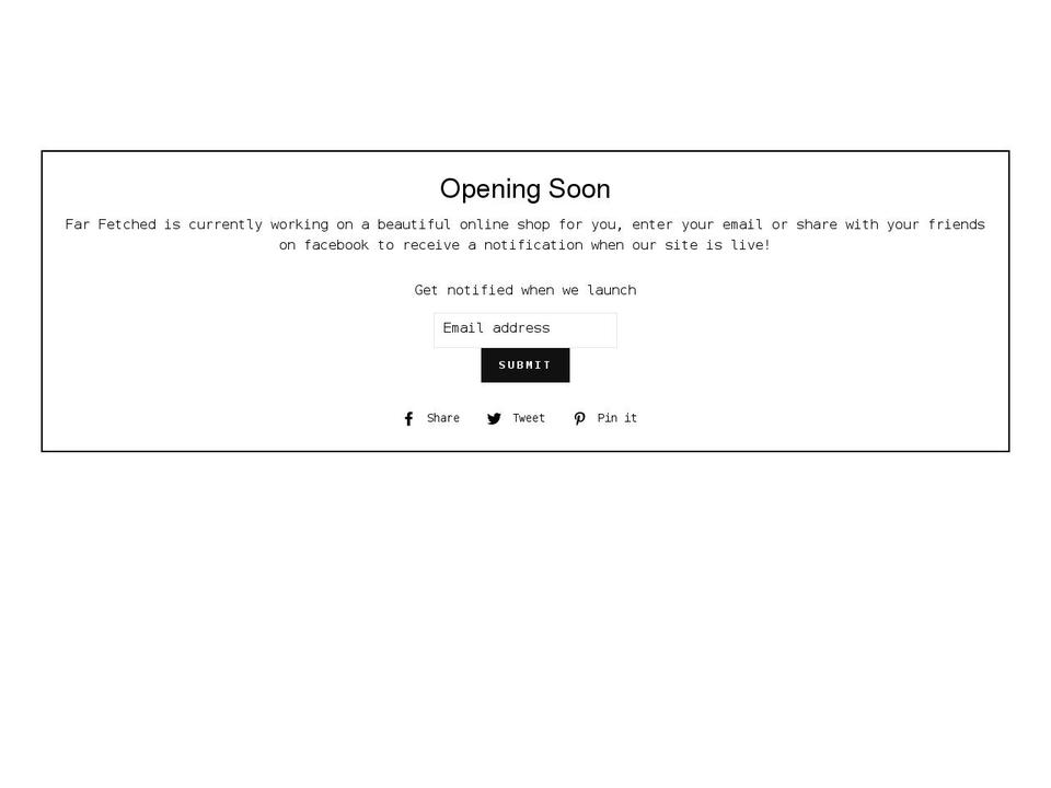 far-fetched.co.uk shopify website screenshot