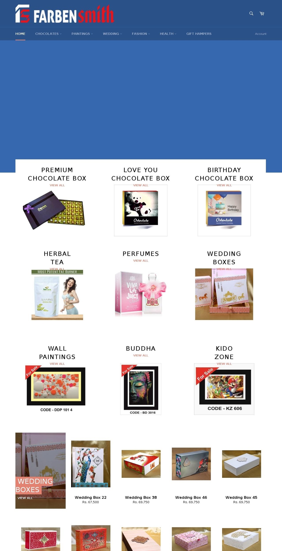 farbensmith.com — Shopify storefront screenshot