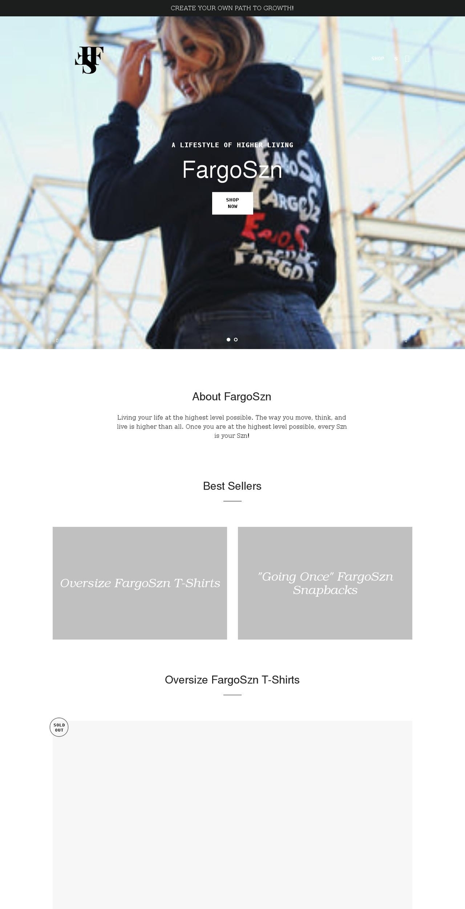 fargoszn.com shopify website screenshot