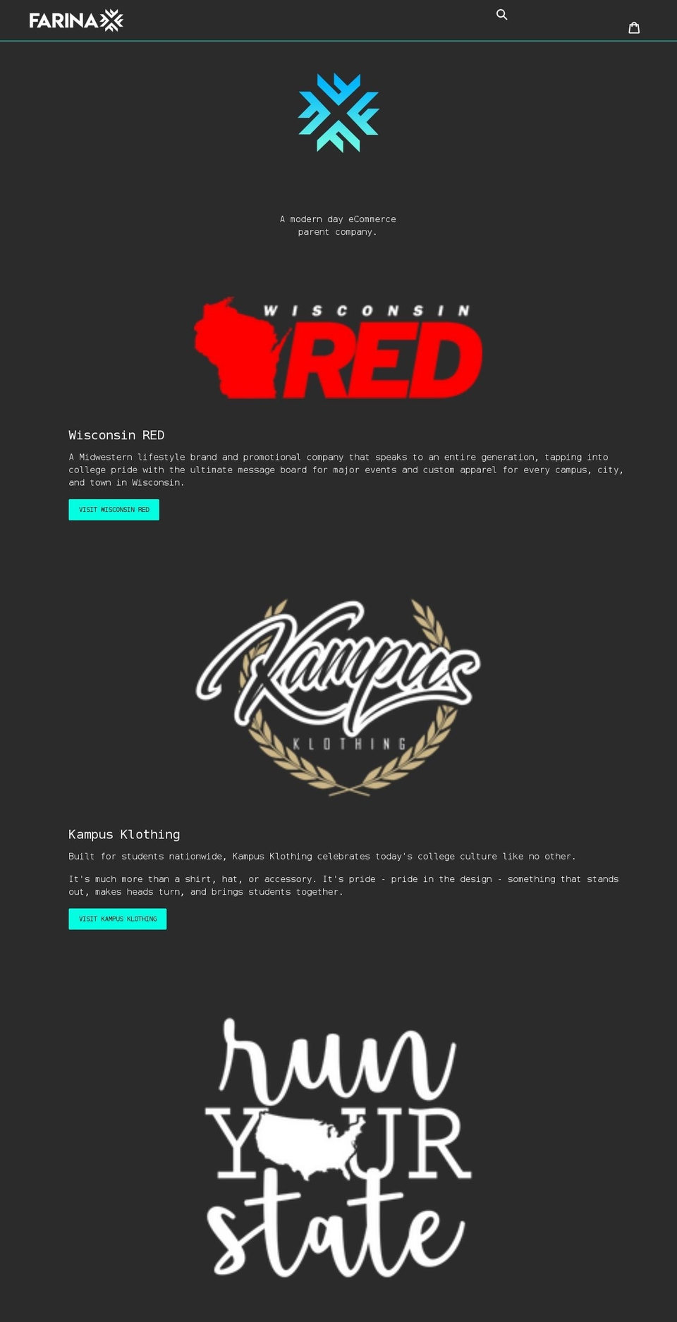 farinax.com shopify website screenshot