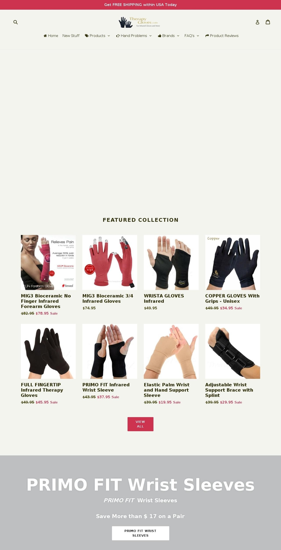 farinfraredwater.com — Shopify storefront screenshot