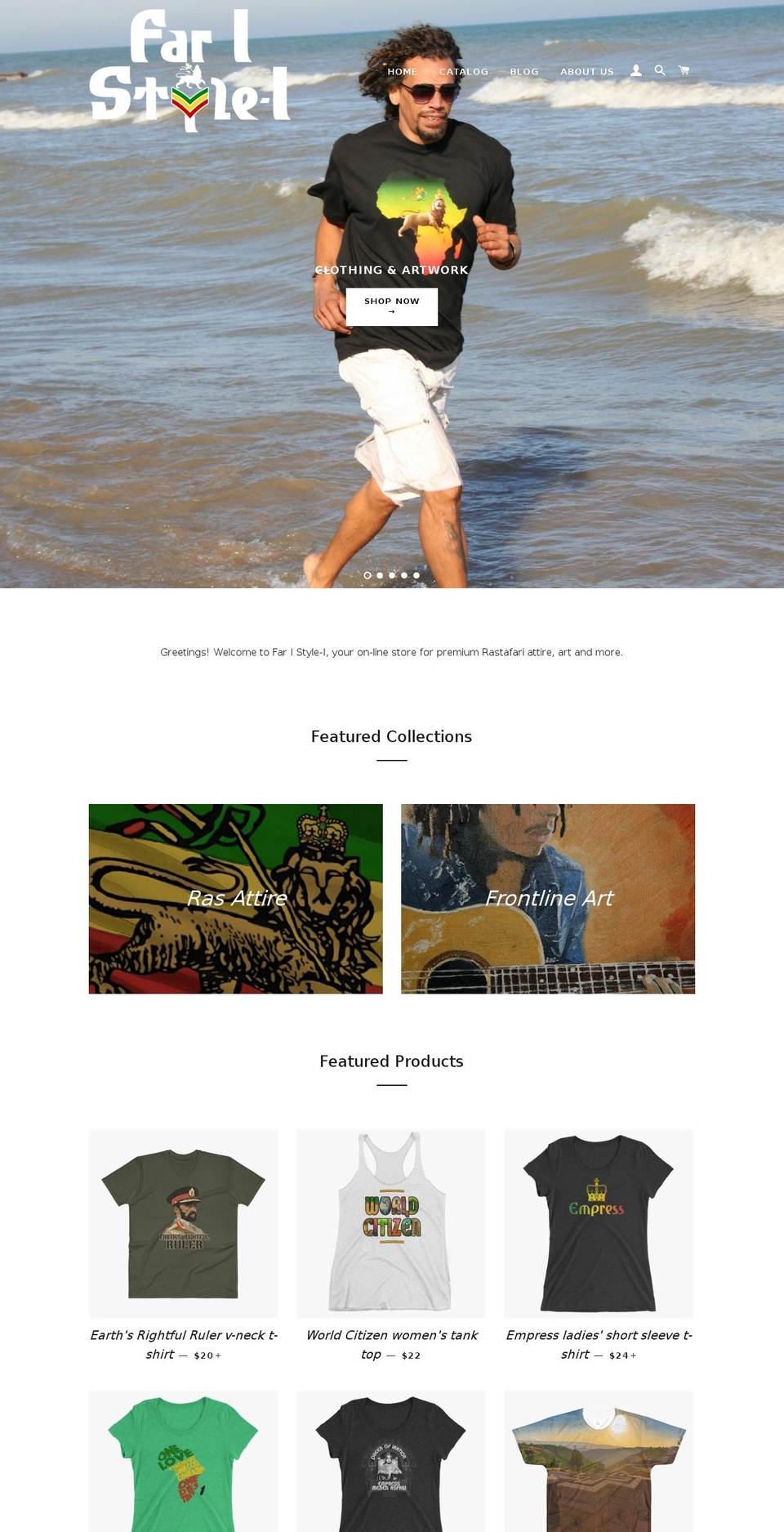 faristyle-i.com shopify website screenshot