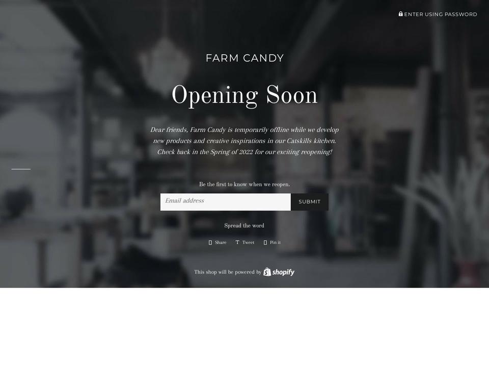 farm-candy.myshopify.com shopify website screenshot