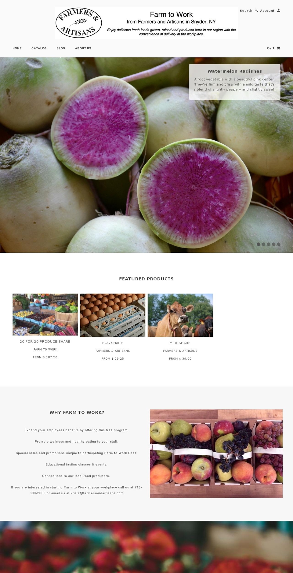 farm-to-work.com shopify website screenshot