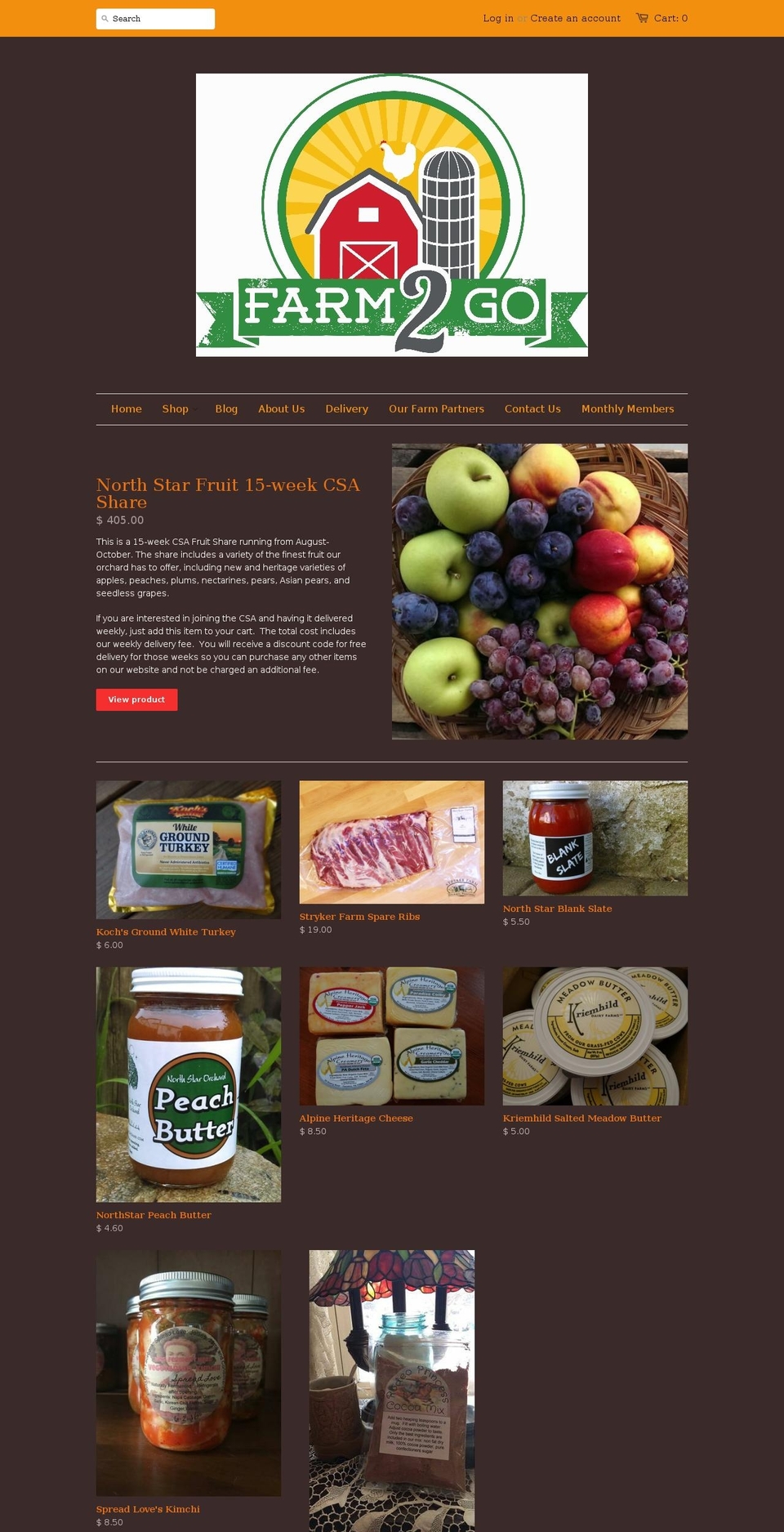 farm2go.net shopify website screenshot