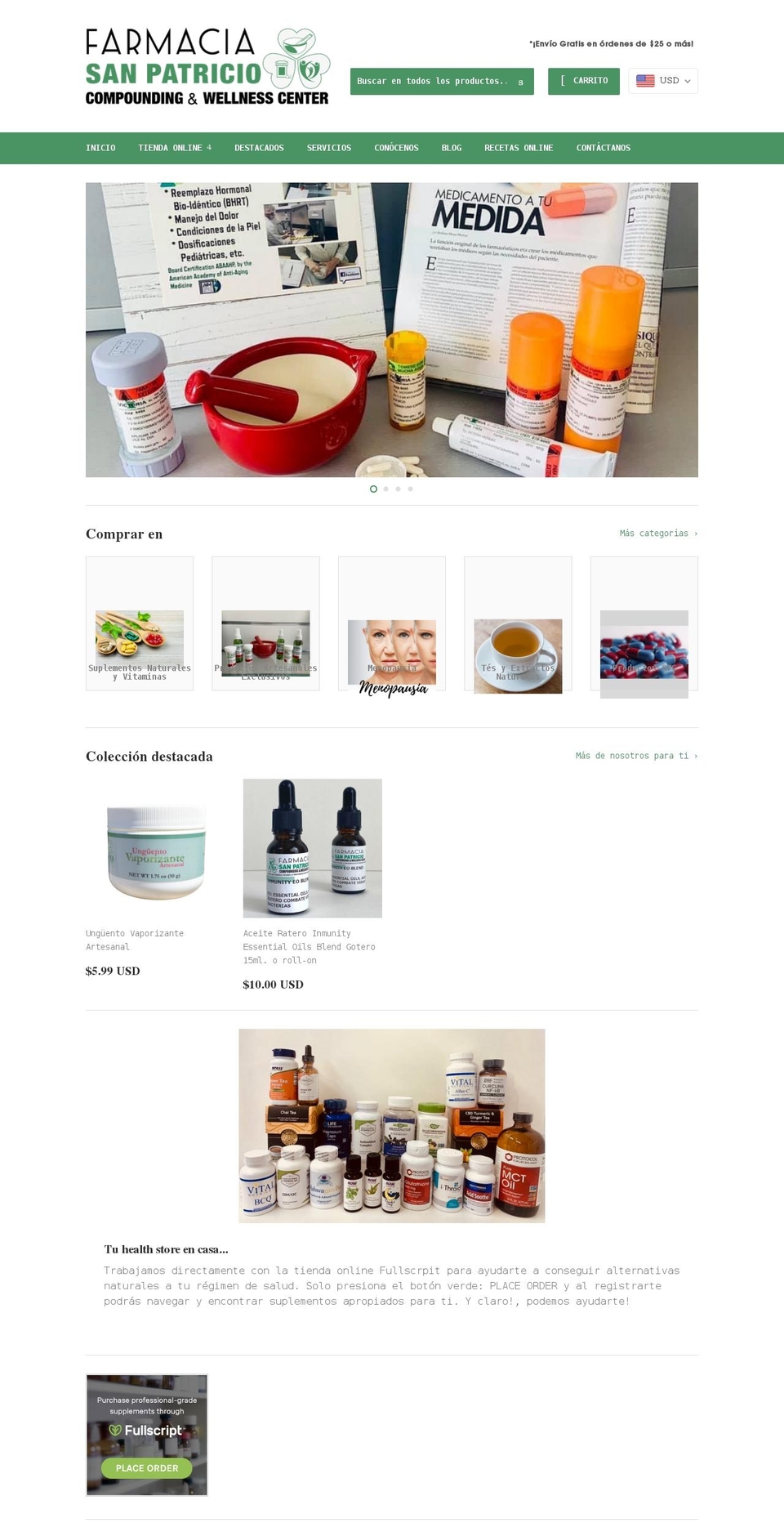 farmaciaonlinepr.com shopify website screenshot