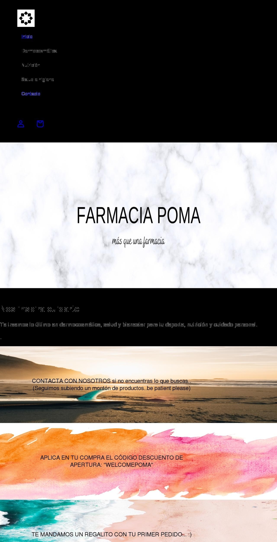 farmaciapoma.com shopify website screenshot