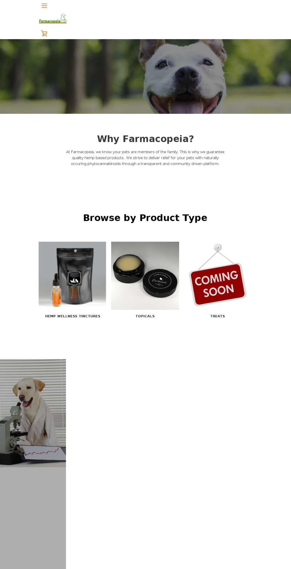 farmacopeiapets.com shopify website screenshot