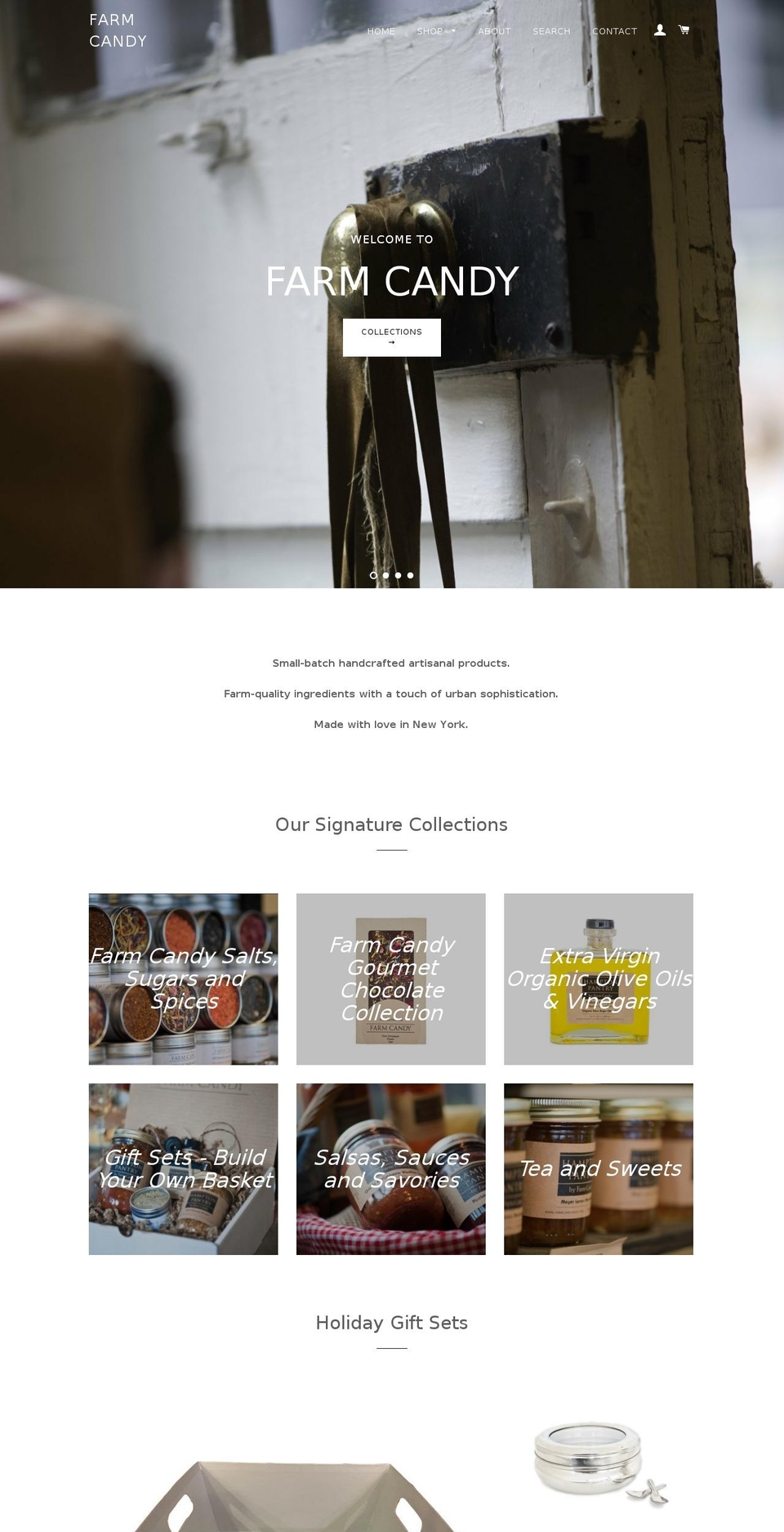 farmcandyshop.com shopify website screenshot