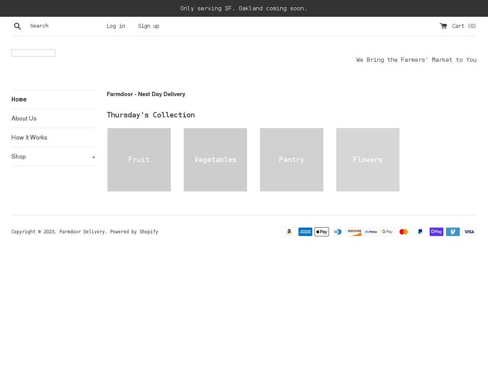 farmdoorsf.com shopify website screenshot
