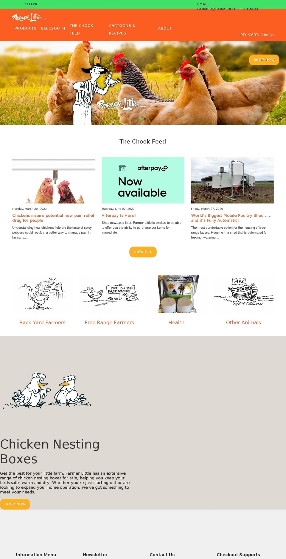 farmerlittle.com.au shopify website screenshot