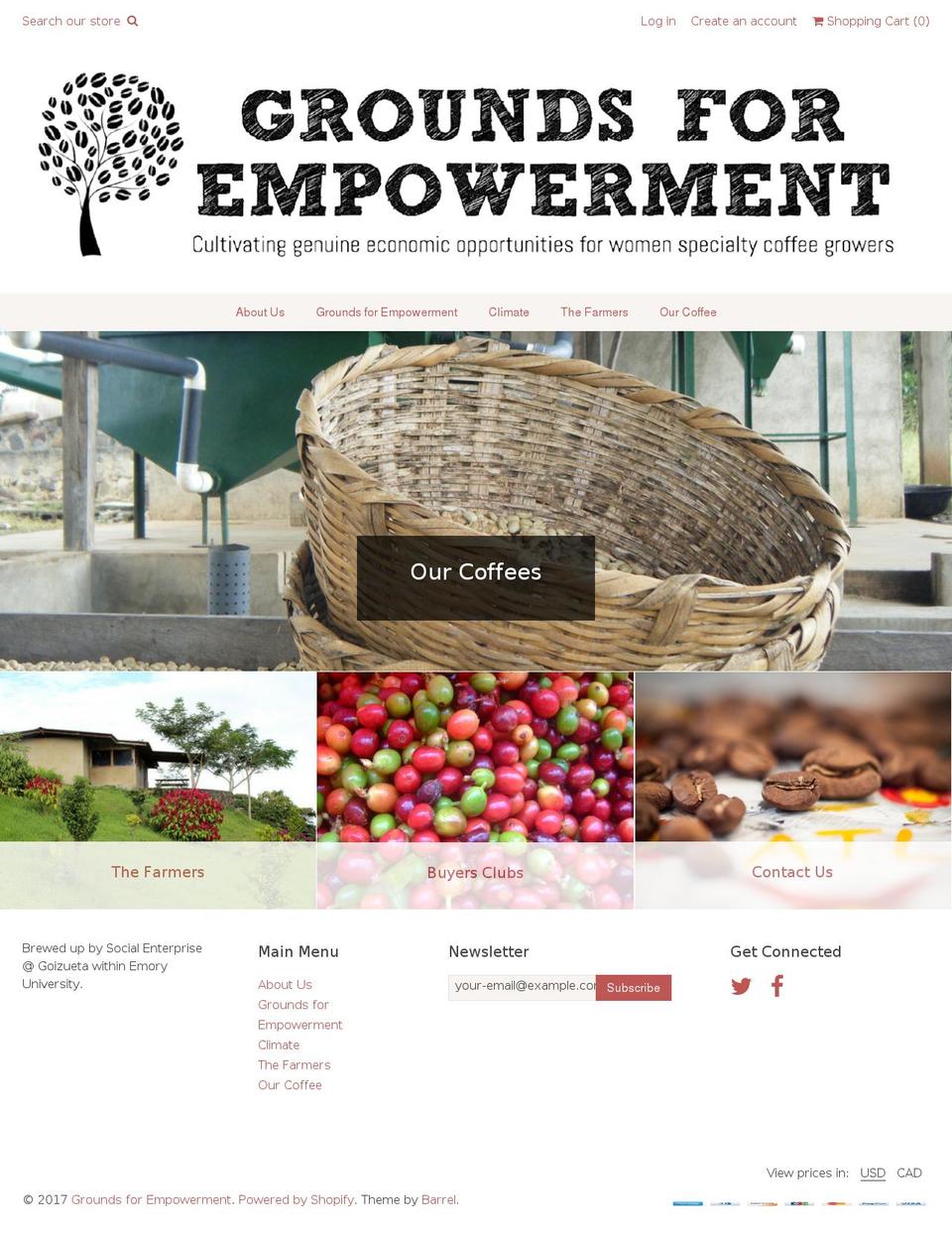 farmersto40.org shopify website screenshot