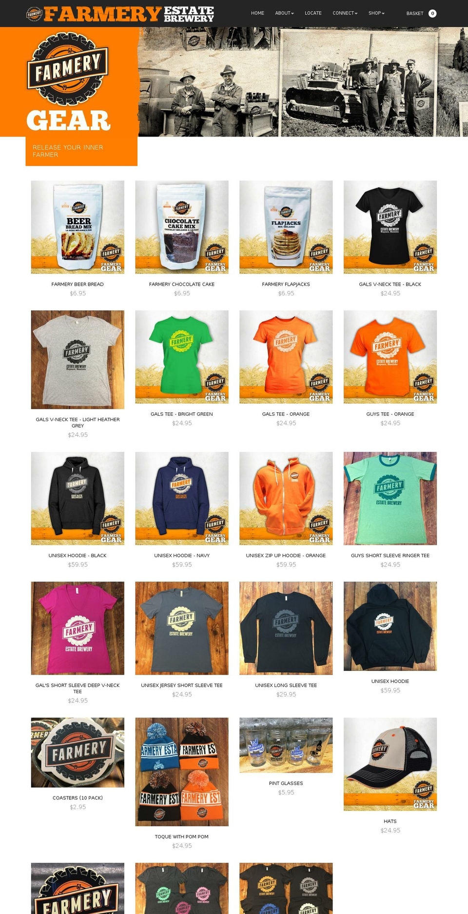 farmerygear.ca shopify website screenshot